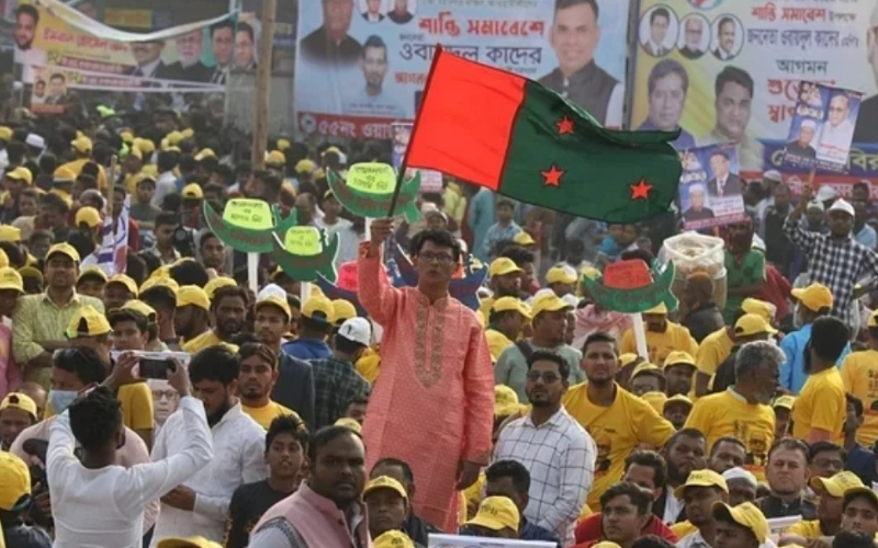 পহেলা জানুয়ারি রাজধানীতে আওয়ামী লীগের নির্বাচনী জনসভা