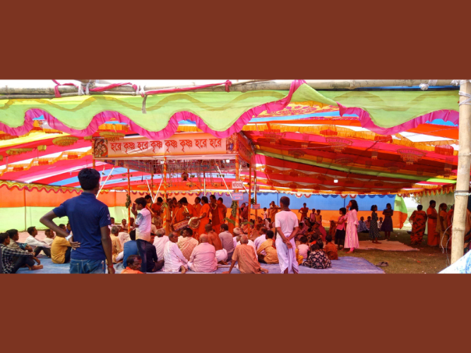 মধ্যনগর রাঙ্গামাটিতে অষ্টপ্রহর হরিনাম সংকীর্তন অনুষ্ঠিত