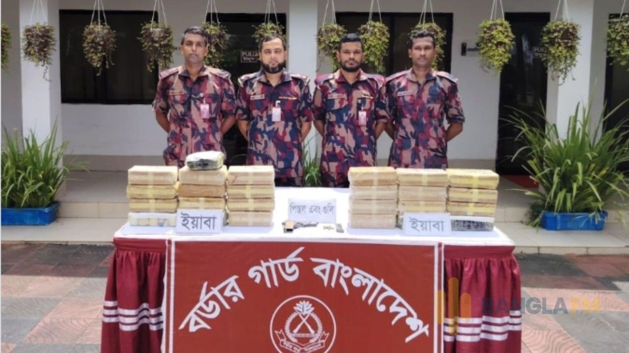 ঘুমধুম সীমান্তে বিপুল পরিমাণ ইয়াবা ও বিদেশি অস্ত্র উদ্ধার
