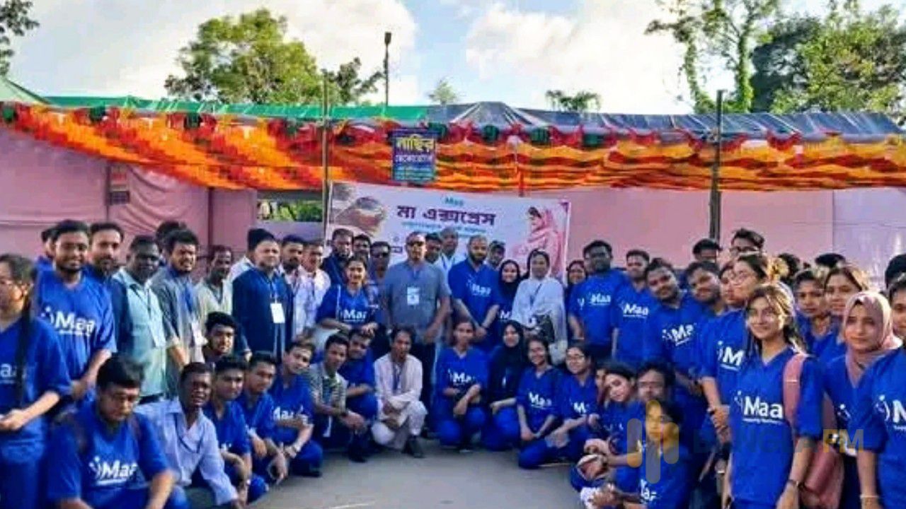 কুলাউড়ায় ‘মা এক্সপ্রেস’ ক্যাম্পে ৪ শতাধিক গর্ভবতী মায়ের সেবা