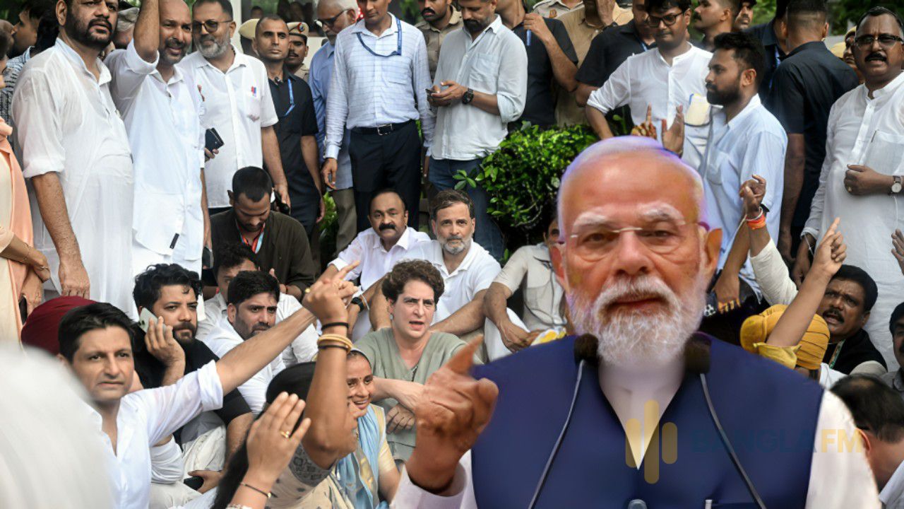মোদি সরকারের বিরুদ্ধে আন্দোলনের প্রস্তুতি নিচ্ছে জাতীয় কংগ্রেস