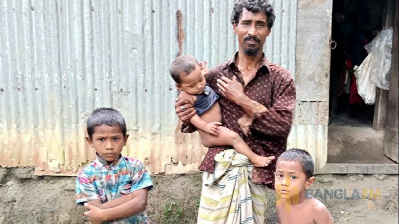 মা কারাগারে, নয় মাসের শিশুসহ তিন সন্তান নিয়ে বিপাকে বাবা