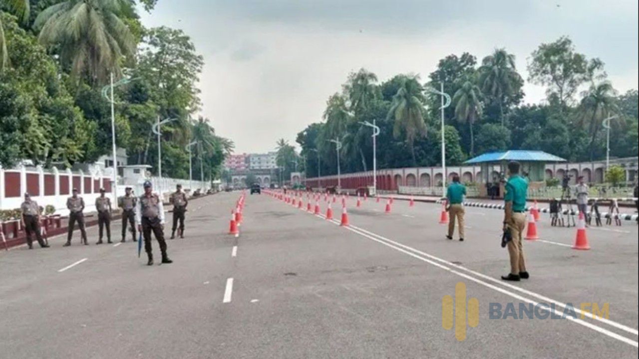 রাষ্ট্রপতির শপথ ঘিরে কড়া নিরাপত্তায় বঙ্গভবন