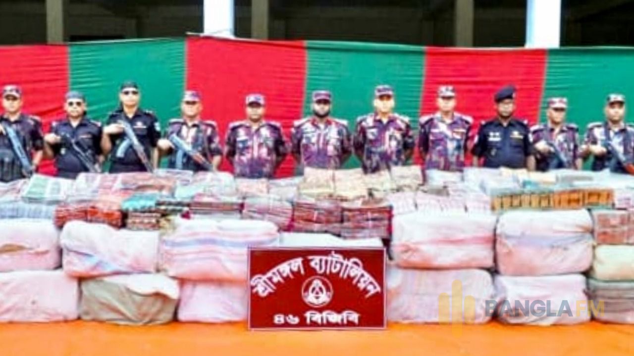 শ্রীমঙ্গলে ৩ কোটি টাকার ভারতীয় পণ্য জব্দ