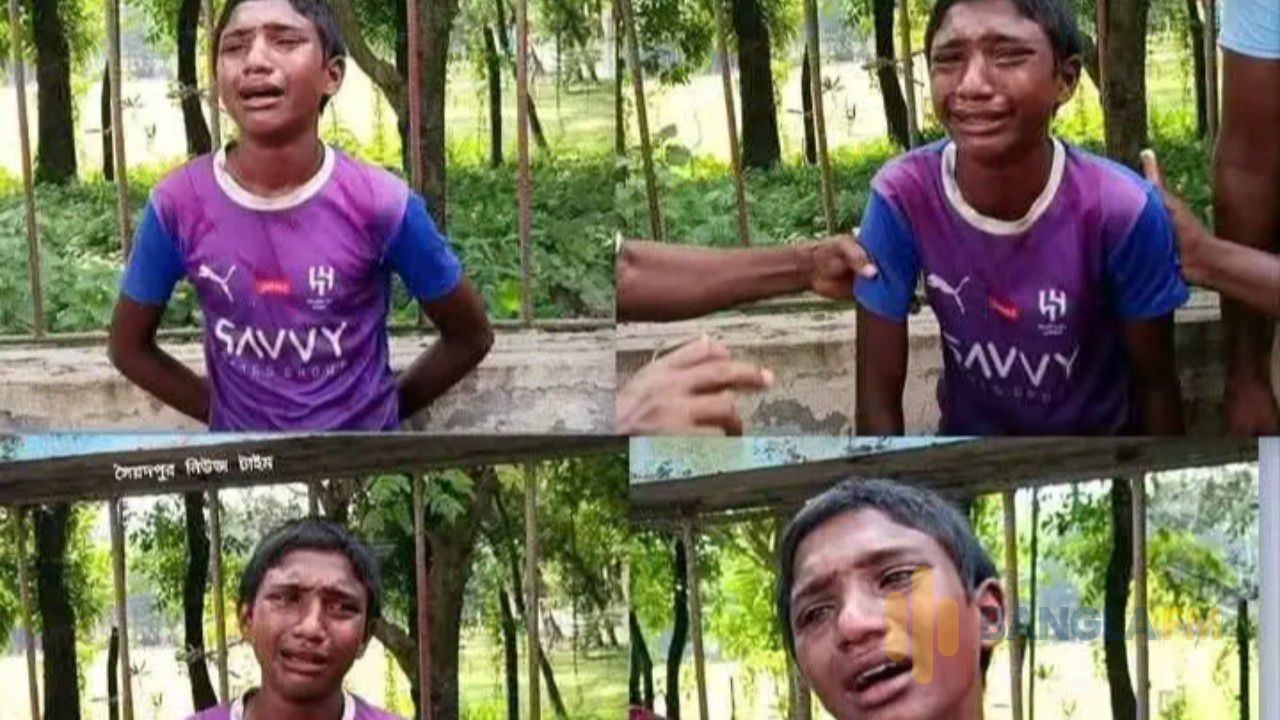 অসুস্থ বাবার সংসারে ভরসা ছিল ভ্যানটি, প্রতারণায় পরে সেটিও হারাল ১৩ বছরের রেজওয়ান