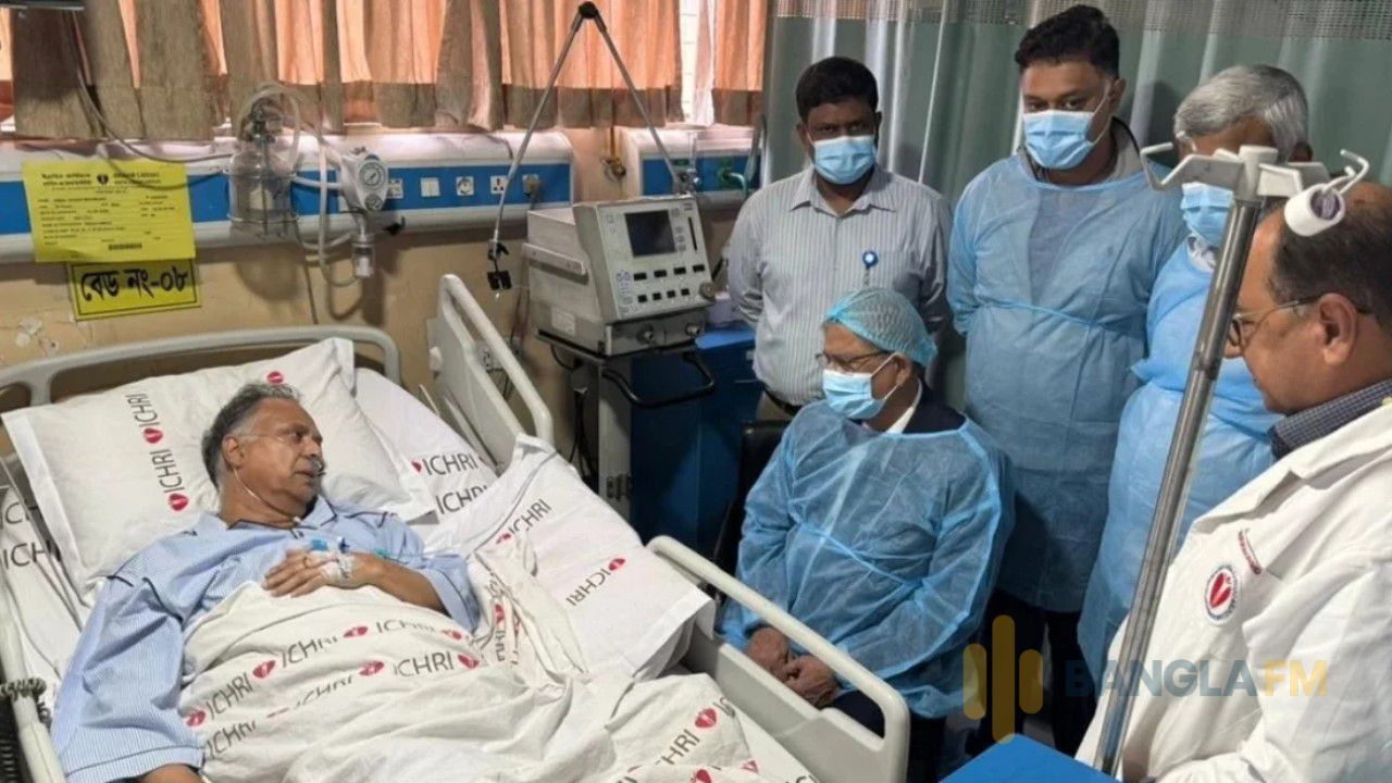 অসুস্থ জ্বালানিমন্ত্রী  টুকুকে হাসপাতালে দেখতে গেলেন রাষ্ট্রপতি