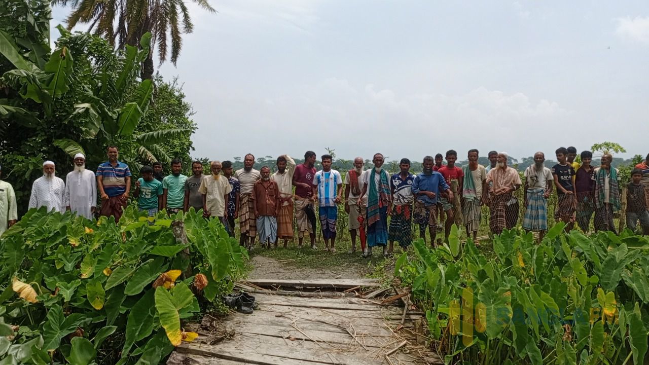 বাউফলে স্লুইসগেট -ব্রিজের অভাবে কৃষকের দুর্ভোগ