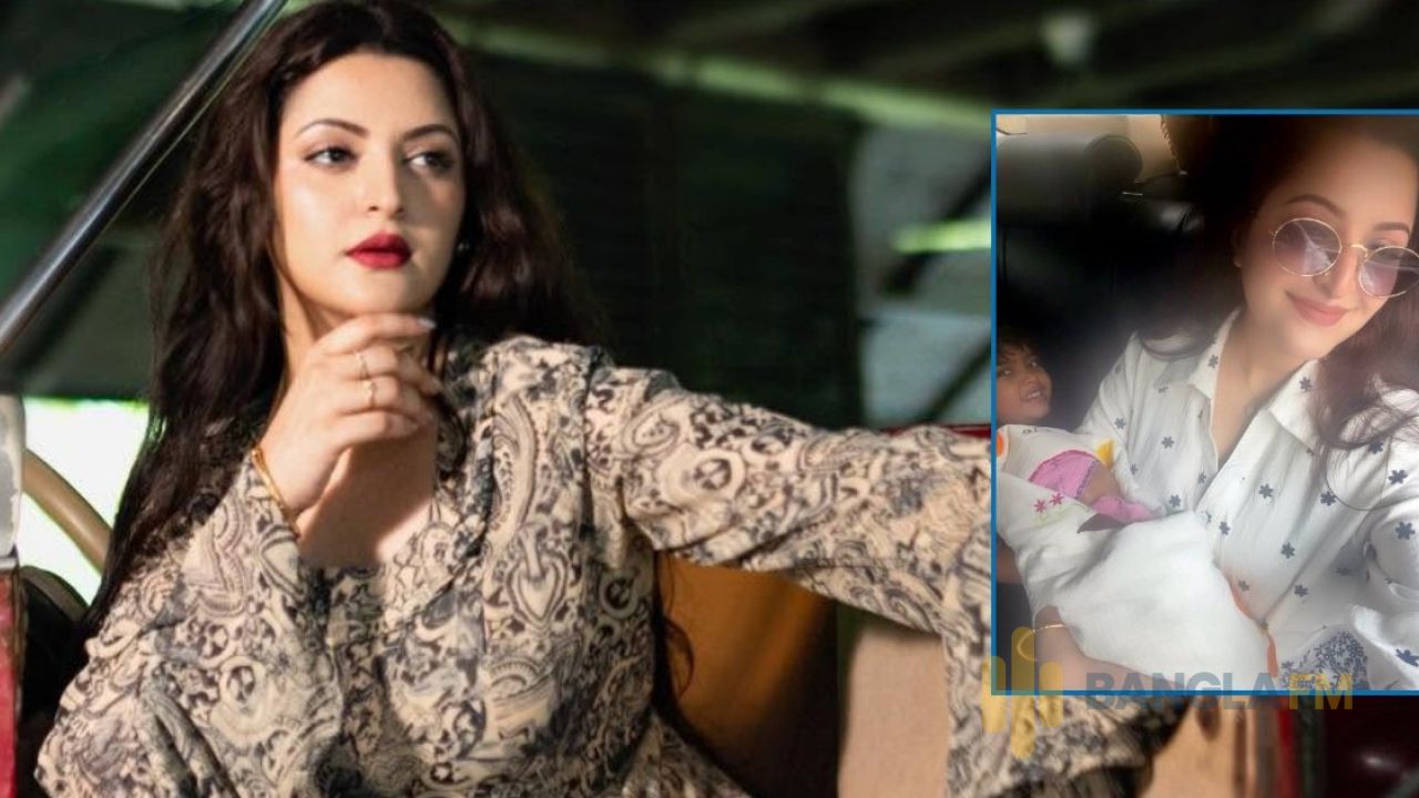 ‘আলহামদুলিল্লাহ’—নবজাতককে কোলে নিয়ে পরীমণির পোস্ট