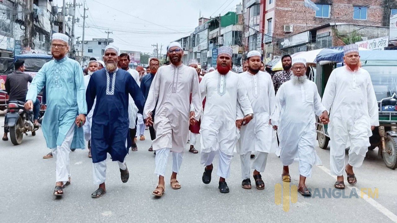 ১৯ সেপ্টেম্বর ঢাকা-রংপুর লংমার্চ সফল করতে মধুপুরে জামায়াতের মিছিল