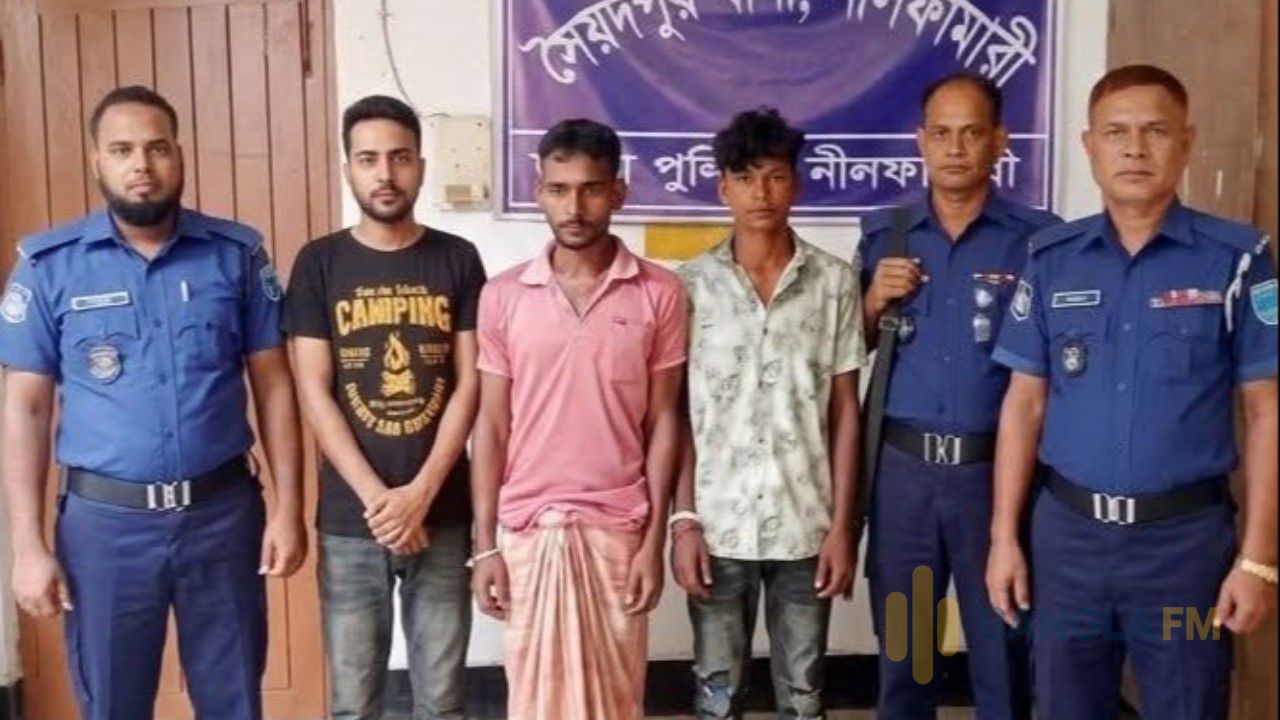 সৈয়দপুরে পৃথক অভিযানে  ৩ মাদক কারবারি গ্রেফতার