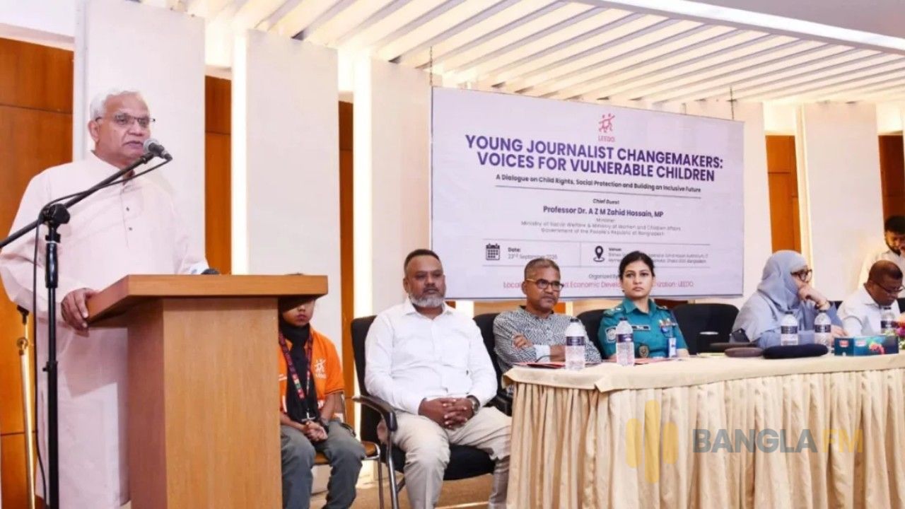 নৈতিক শিক্ষা না থাকলে ভালো-মন্দের পার্থক্য বোঝা কঠিন: সমাজকল্যাণমন্ত্রী