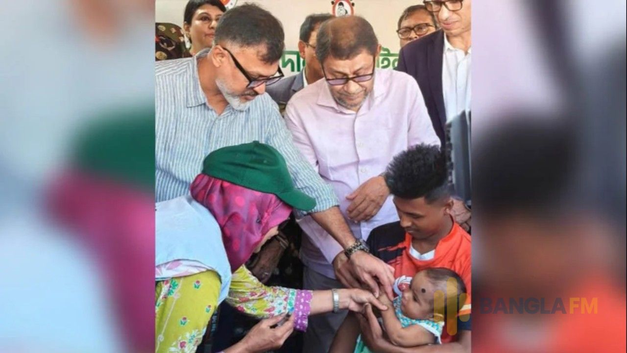 হাম-রুবেলার বিশেষ টিকাদান শুরু, টিকা পাবে ৩৪ লাখ শিশু