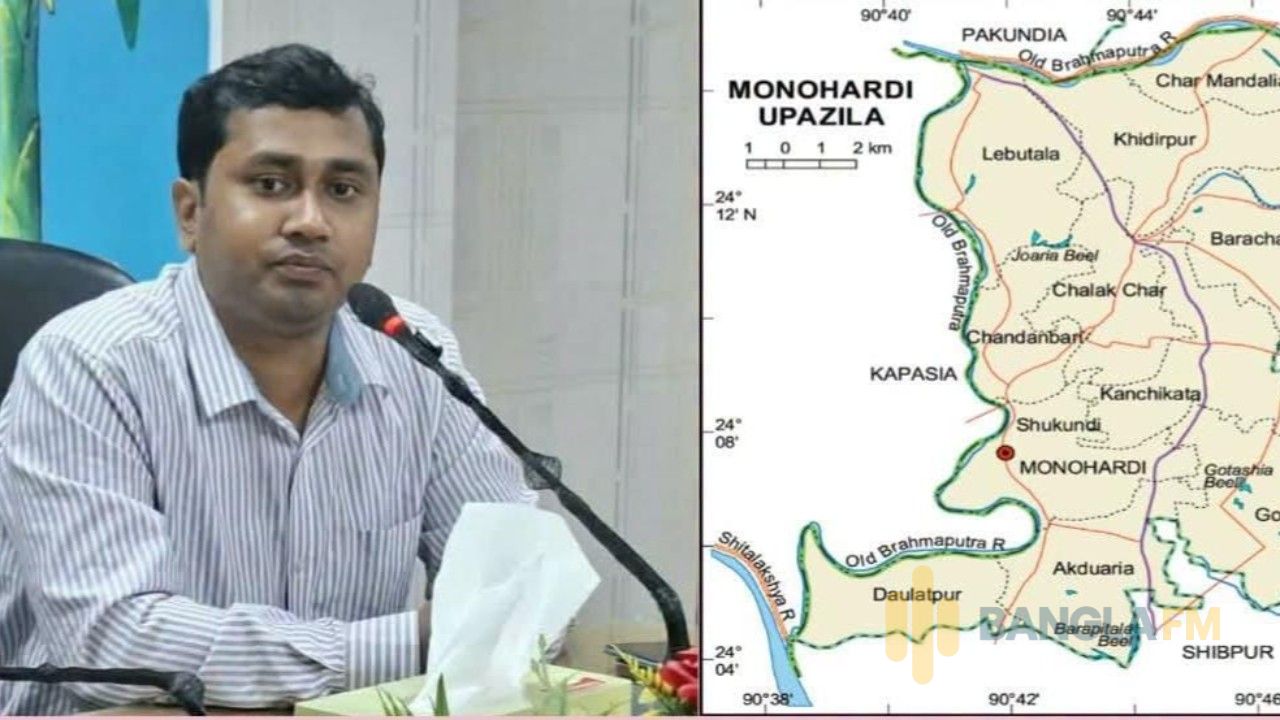 মনোহরদীতে আদালতের অভিযানে ৩ মাসে ৫৭.৩২ শতাংশ সরকারি জমি উদ্ধার