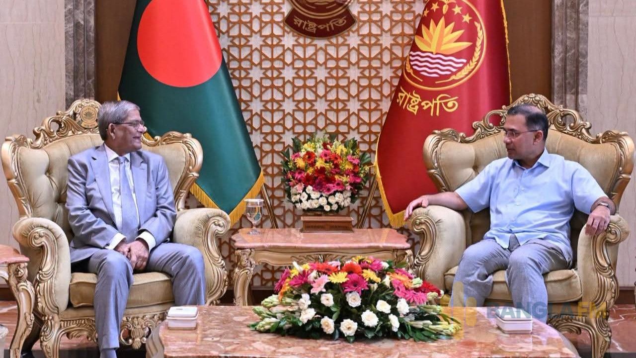 রাষ্ট্রপতির সঙ্গে প্রধানমন্ত্রী তারেক রহমানের সাক্ষাৎ