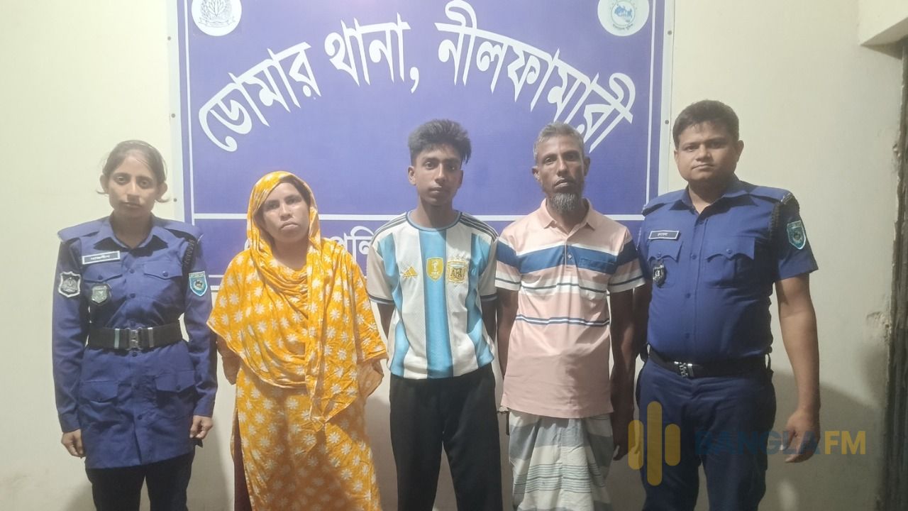 ডোমারে দেলোয়ার হত্যা মামলার ৩ আসামী সিলেট থেকে গ্রেফতার