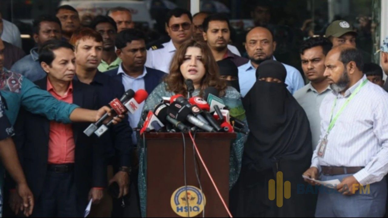 সৌদিতে নিহত শাহেদের মরদেহ গ্রহণ করলেন শামা ওবায়েদ