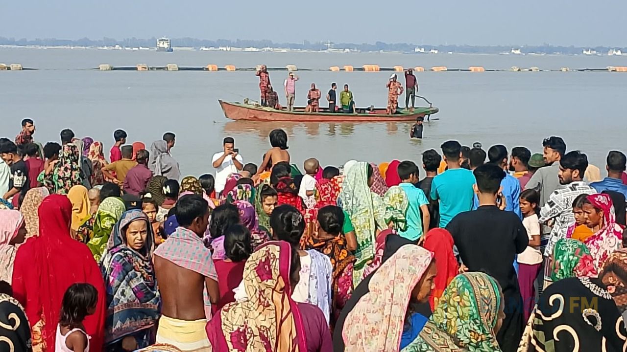 পদ্মা নদীতে গোসল করতে নেমে ৮ বছরের শিশু নিখোঁজ