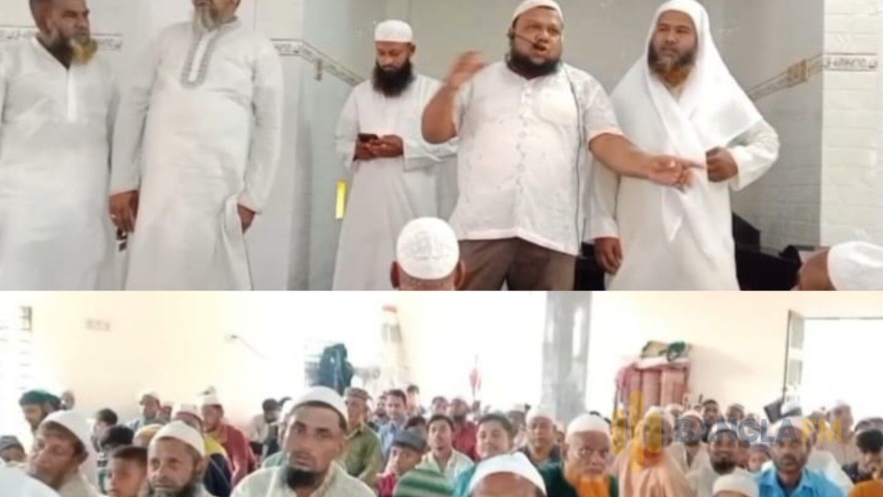 ভাঙ্গার হরির হাট বাজারে মসজিদ উদ্বোধন