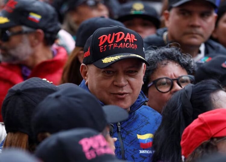 ভেনেজুয়েলার স্বরাষ্ট্রমন্ত্রী দিয়োসদাদো কাবেলো। ছবি: সংগৃহীত