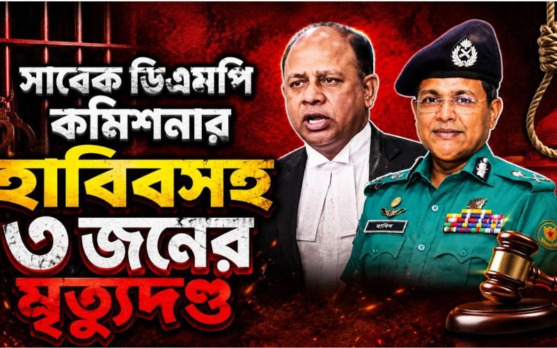 জুলাই হত্যা মামলায় সাবেক ডিএমপি কমিশনার হাবিবসহ ৩ জনের মৃত্যুদণ্ড