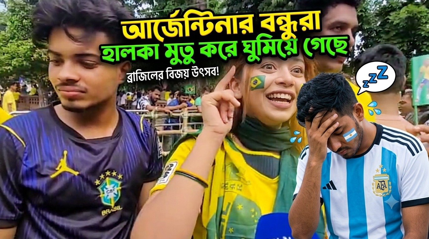 আর্জেন্টিনার বন্ধুরা হালকা মুতু করে ঘুমিয়ে গেছে