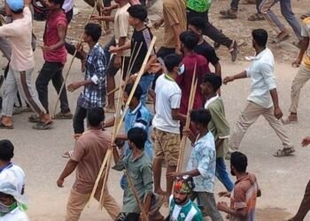 সরাইলে সংঘর্ষের পর ৩য় দিনেও রণক্ষেত্র