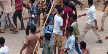 সরাইলে সংঘর্ষের পর ৩য় দিনেও রণক্ষেত্র