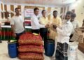 সালথায় কৃষকদের মাঝে বিনামূল্যে বীজ ও সার বিতরণ