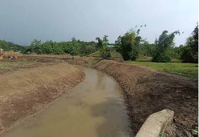 Tk 1 crore 3 lakh 83 thousand saved from canal excavation in Naikhongchhari returned to the government treasury.