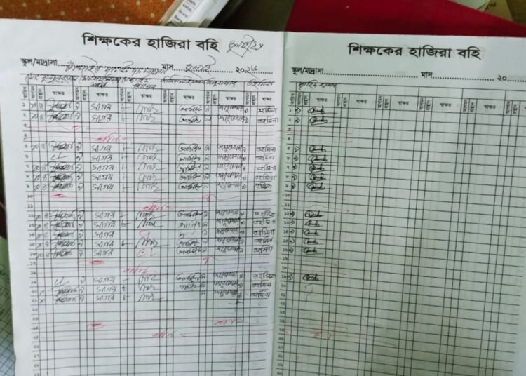 ঢাকায় অবস্থান করেও বেতন-ভাতা উত্তোলন, হাজিরা খাতায় স্বাক্ষরের অভিযোগ