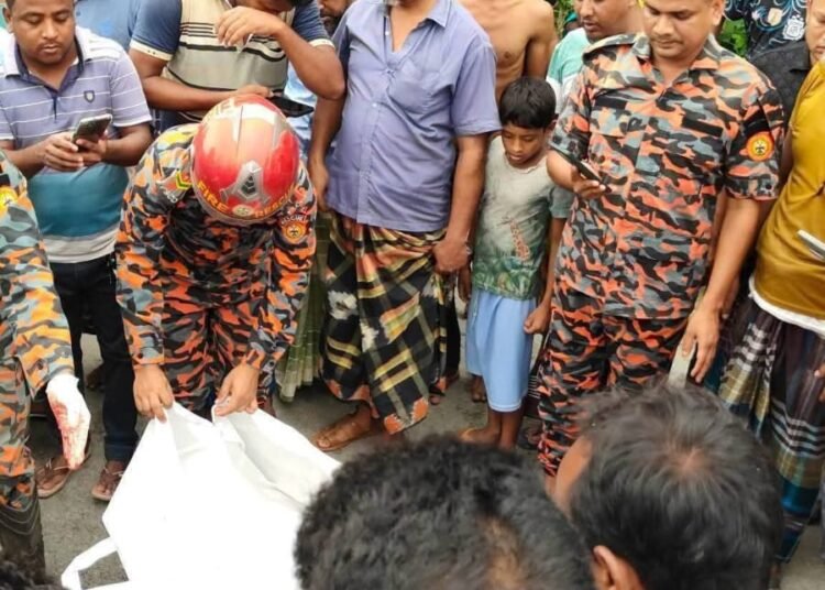 দিনাজপুর ট্রাকের চাপায় প্রাণ গেল কিশোরের