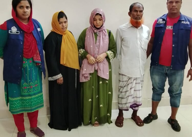 Three accused named in the FIR arrested in the Lamia murder case in Madaripur.