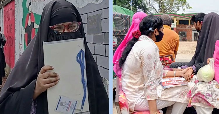 বাবার লাশ বাড়িতে রেখে পরীক্ষা দিল মেয়ে