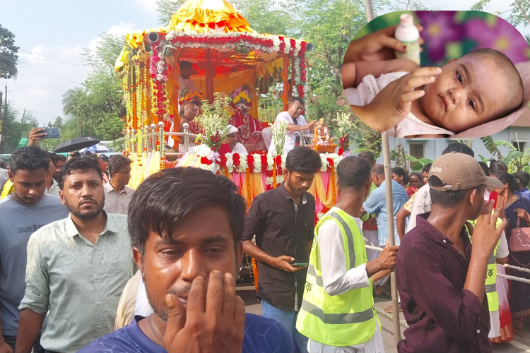 জয়পুরহাটে শ্রীশ্রী জগন্নাথ দেবের রথযাত্রা অনুষ্ঠিত