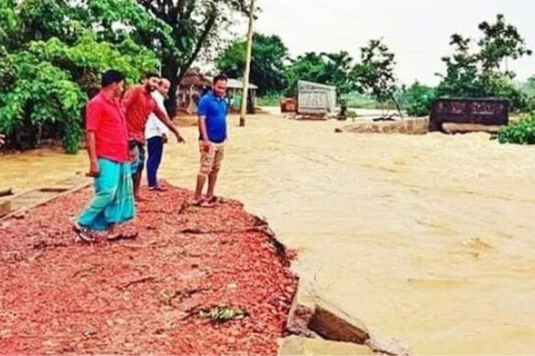 সিলেট বিভাগের ৬ নদীর পানি বিপদসীমা ছাড়িয়েছে, প্লাবিত হচ্ছে নিচু এলাকা