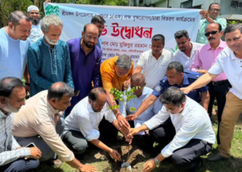 শ্রীমঙ্গলে এক লাখ বৃক্ষরোপণ কর্মসূচির উদ্বোধন