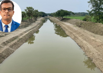 খাল পুনঃখনন শেষে অব্যয়িত ৩৬.৪০ লাখ টাকা সরকারি কোষাগারে ফেরত দিলেন ইউএনও