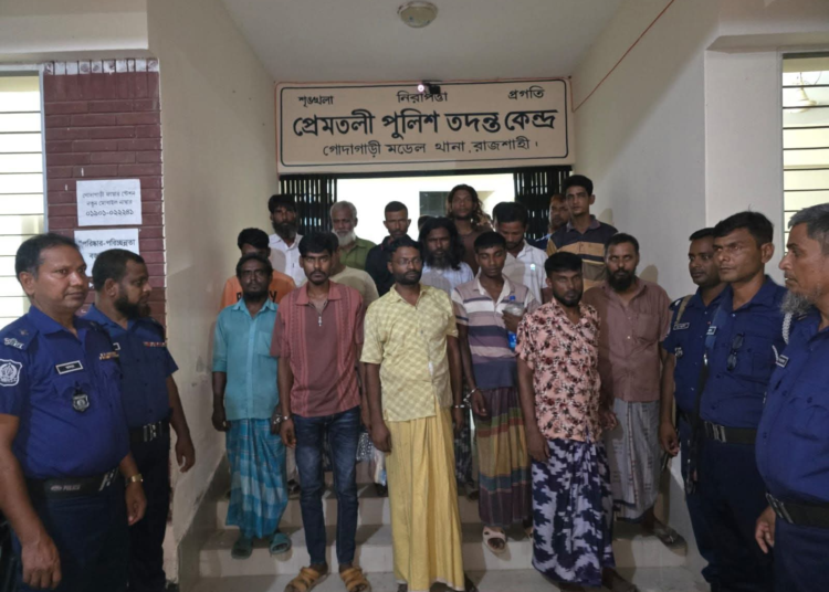 রাজশাহীতে পুলিশের অভিযানে ১৬ মাদকসেবকের কারাদণ্ড