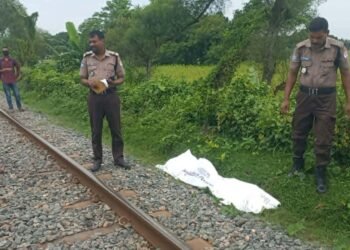 রাজবাড়ীতে ট্রেনে কাটা পড়ে অজ্ঞাত যুবকের মৃত্যু