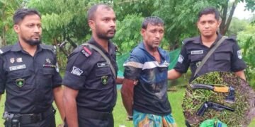 নড়াইলে র‍্যাবের অভিযানে অস্ত্র গুলিসহ একজন গ্রেপ্তার
