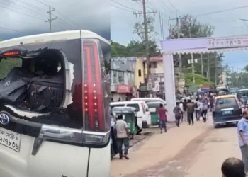 এবার সিলেটে এনসিপির গাড়িবহরে হামলা