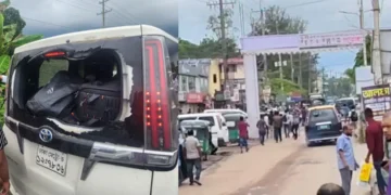 এবার সিলেটে এনসিপির গাড়িবহরে হামলা