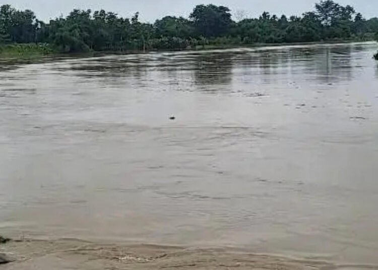 অতিবৃষ্টিতে মৌলভীবাজারের নদ-নদীতে পানি বৃদ্ধি,বন্যার শঙ্কা