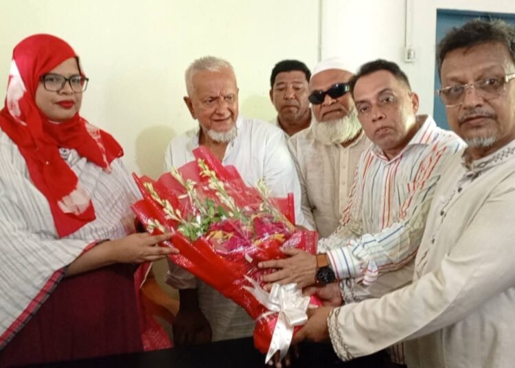আখাউড়ায় নবগঠিত বরিশাল ইউনিয়নের অস্থায়ী কার্যালয় উদ্বোধন