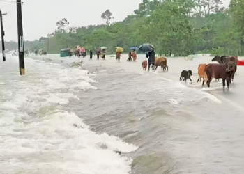 আগামী ২৪ থেকে ৭২ ঘণ্টার মধ্যে ১৬ জেলায় বন্যার আশঙ্কা