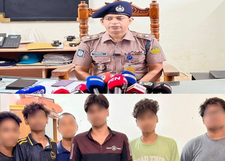 রাজশাহীতে কিশোর গ্যাংয়ের ৬ সদস্য আটক