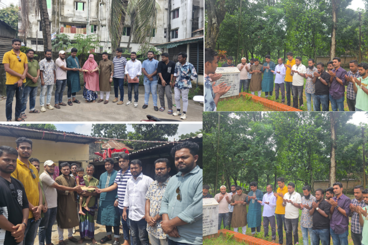 জুলাই গণঅভ্যুত্থানের শহীদ পরিবারের হাতে প্রধানমন্ত্রীর উপহার পৌঁছে দিলেন ছাত্রদল