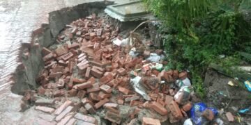 টানা বৃষ্টিতে ফরিদপুরের চরভদ্রাসনে জনদুর্ভোগ