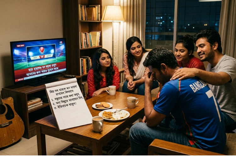 প্রিয় দল হারলে মন ভালো রাখবেন কিভাবে