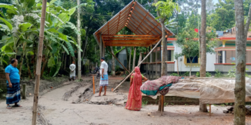 ফরিদপুরে পূর্ব শ্যামপুরে দখলের কবলে সরকারি রাস্তা
